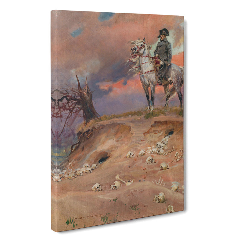 Napoleon by Wojciech Kossak - Wrapped Canvas, 76cm H x 50cm W x 3cm D