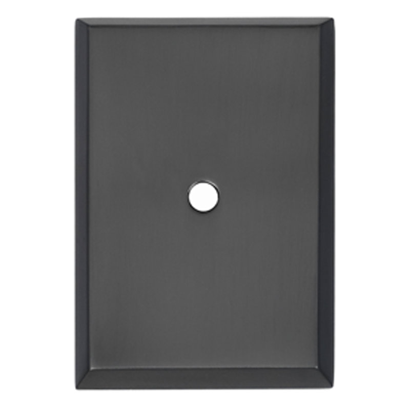 2.63" Back Plate, Bronze, 2.63" H x 1.75" W x 0.13" D