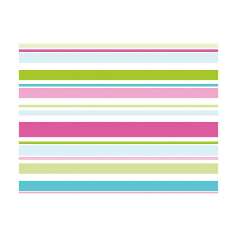 Striped Wall Mural, 106" L x 137" W