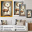 Art mural de cerf avec des bois en floraison III - cerf-1676757883-1675675262
