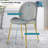17'' H Velvet Upholstered Side Chair-917853641