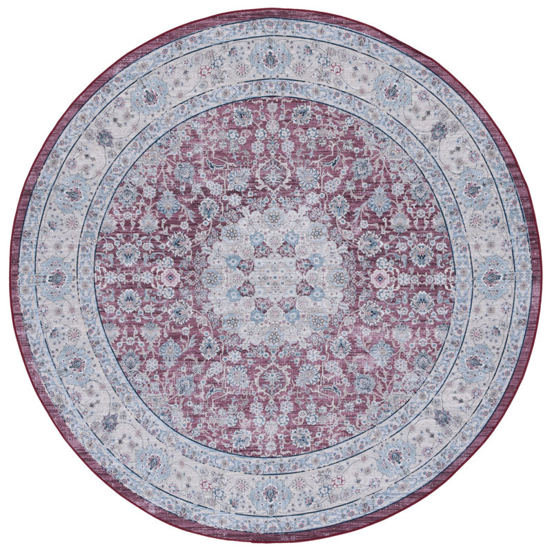 Tucson Performance Machine Washable Oriental Rug, Round 6'