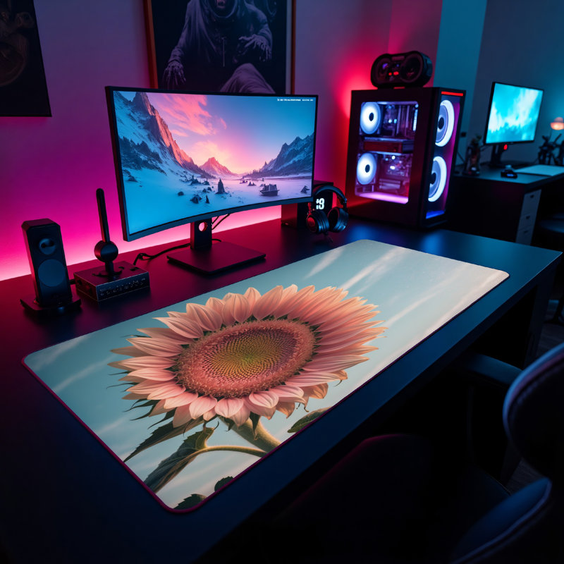 Polyester Desk Pad, 23.6x13.8