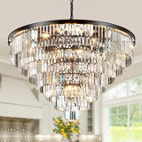 Lustre gradué à 24 lumières Jerimah