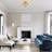 3-Light Modern Globe Glass Semi Flush Mount-2075683590