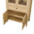 71" Arched Storage Bookcase, Display Cabinet-862592422