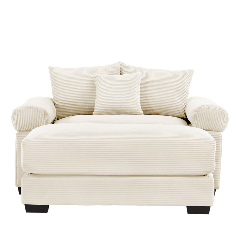 Canapé modulaire surdimensionné 54,3 po Cloud, Beige
