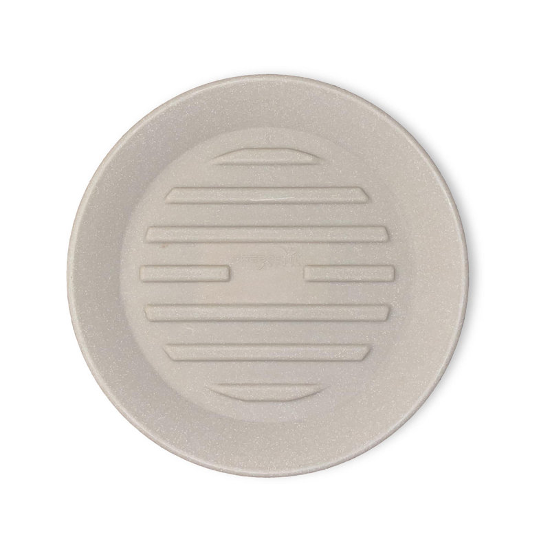 Circular Universal Round Planter Saucer, 1.5" H x 15" W x 15" D, Parchment