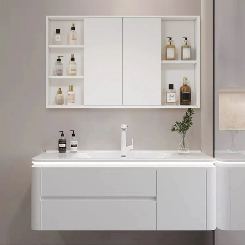 Simple light luxury bathroom cabinet