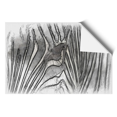 Zebra Sketch - Frameless Print