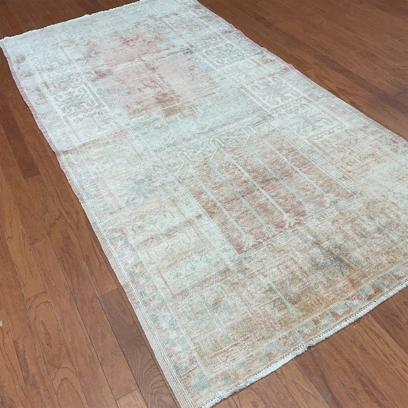 Tapis turc en laine Oushak fabriqué à la main Herat