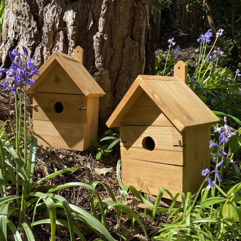 Wooden Multi-Hole Mounted Bird House