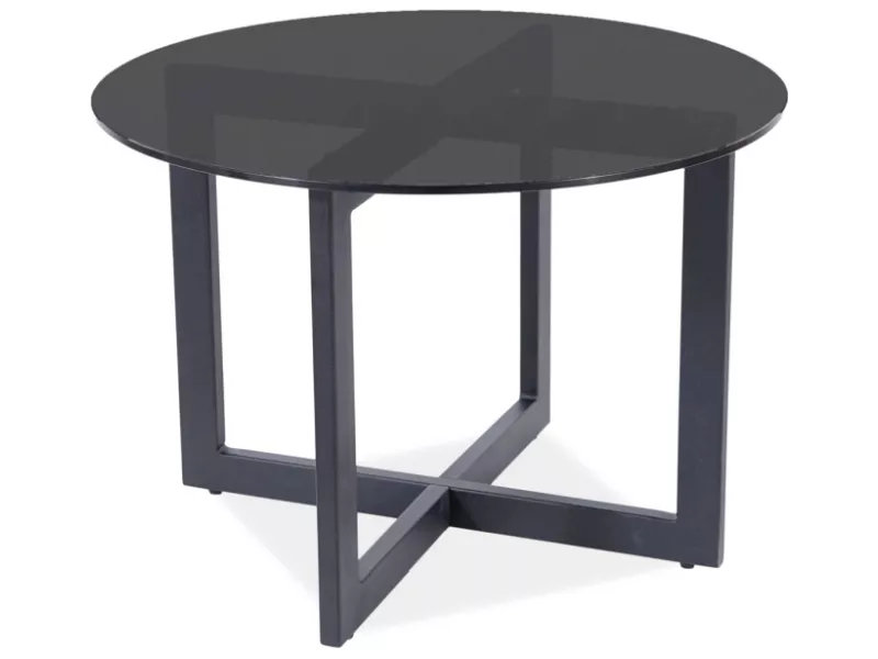 Danese Cross Legs Coffee Table, 42cm H x 80cm W x 80cm D