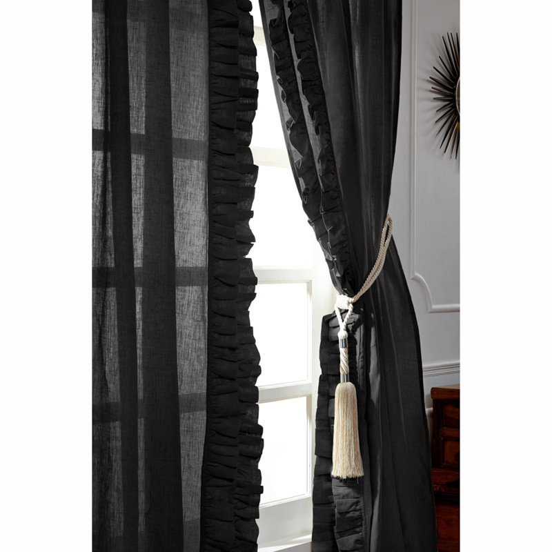 Kamari Semi Sheer Curtain, Natural