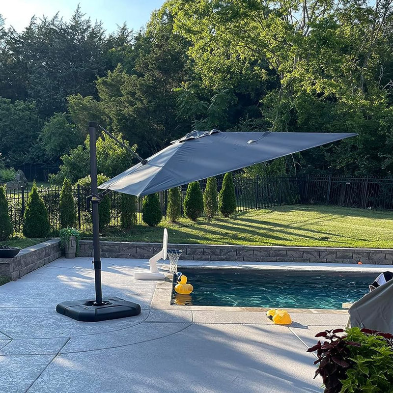 Rectangular Cantilever Parasol, 244cm W x 244cm D
