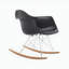 Chaise berçante à bascule