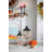 Wood Lanterns with Tin Roof - Set of 2