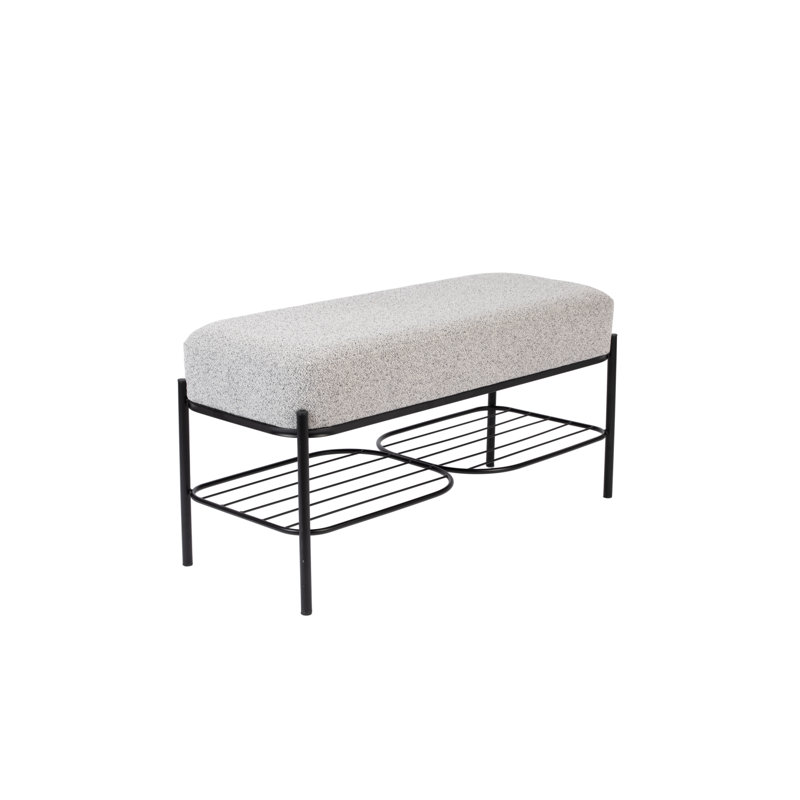 Milou Polyester Upholstered Storage Bench