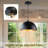 Modern Minimalist Black Walnut Pendant Light