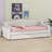 Upholstered Daybed With LED Belt And 2 Drawers-2112675764