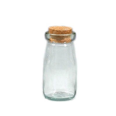 Ensemble de 6 bouteilles décoratives en verre transparent intérieur/extérieur Simon