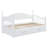 Wooden Twin Size Daybed with Twin Size Trundle, Extendable Daybed with Two Storage Drawers-1915215290