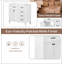 Meuble-lavabo 36 po avec lavabo, armoire de salle de bain blanche avec tiroirs, cadre solide et panneau de fibres à densité moyenne (ancien numéro de référence: JL000007AAK)
