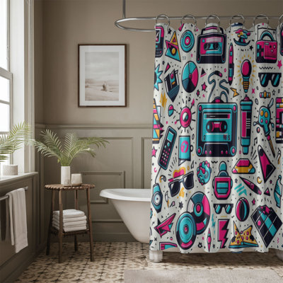 Rideau de douche standard 1 pièce Fasolak