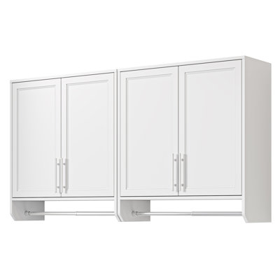59" Wall Cabinet with Hanging Rod