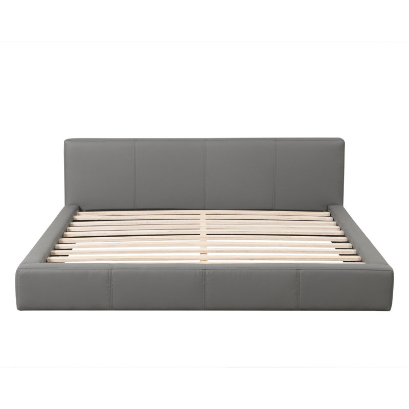 [Lit rembourré gris élégant] - Le choix idéal pour votre chambre à coucher, KING