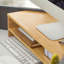 Adin Bamboo Monitor Stand
