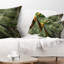 Coussin lombaire floral à fleur brillante
