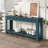Console Table/Sofa Table with Storage Drawers and Bottom Shelf for Entryway Hallway-1477352485