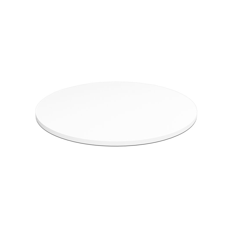Table basse Jurni, Blanc de designer, H 29 po x L 42 po x l 42 po