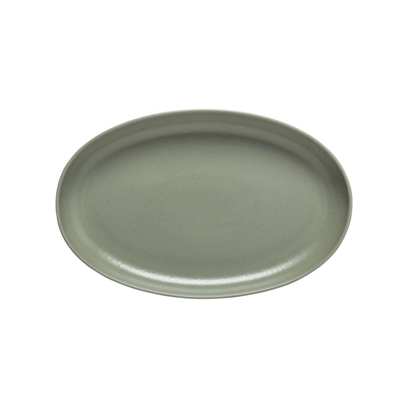 Costa Nova Casafina Pacifica Platter, 1.77" H x 10.35" W x 16.06" L, Artichoke