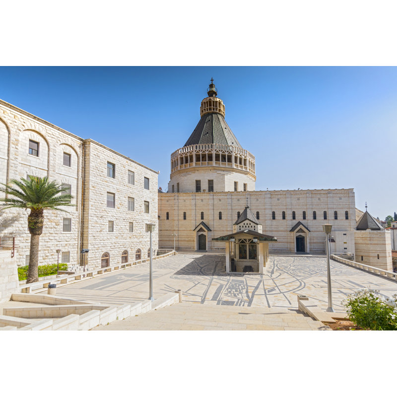 Church Of The Annunciation In The City Of Nazareth In Galilee by Cezary Wojtkowski - Wrapped Canvas Print, 30cm H x 46cm W