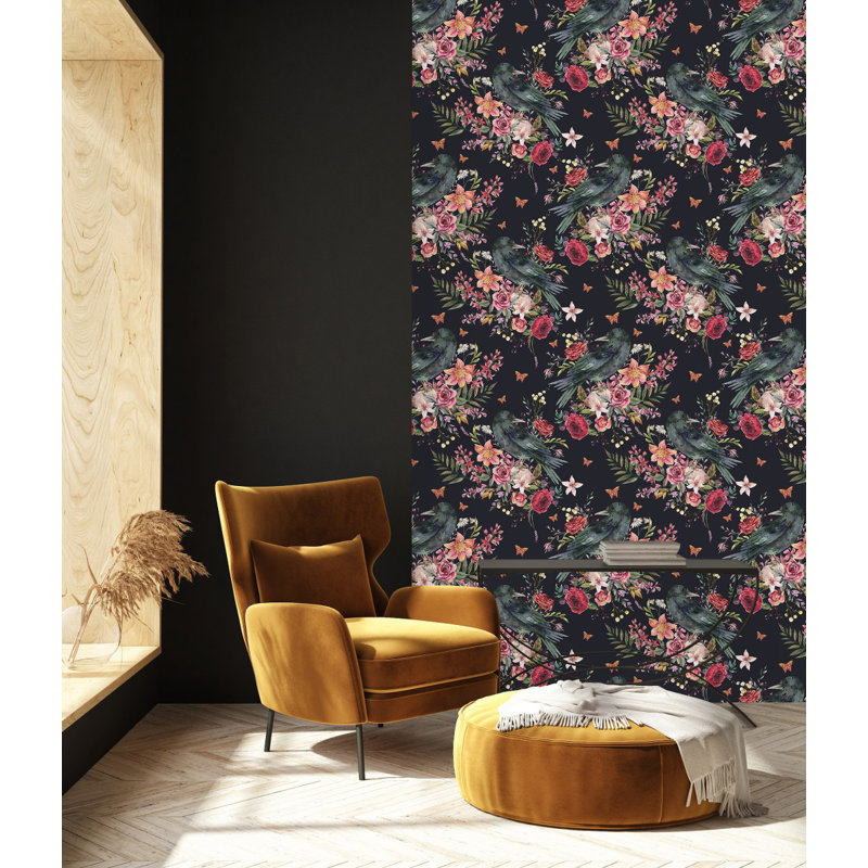 Floral Tile, 2.08' W x 18.75' L