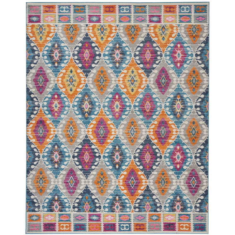 Tapis multicolore, Rectangle 8 pi x 10 pi
