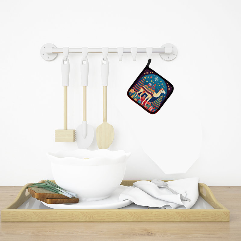 Paire de porte-casseroles Camel Christmas