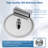 1 Rain Shower Head 2.5 GPM GPM-101794338