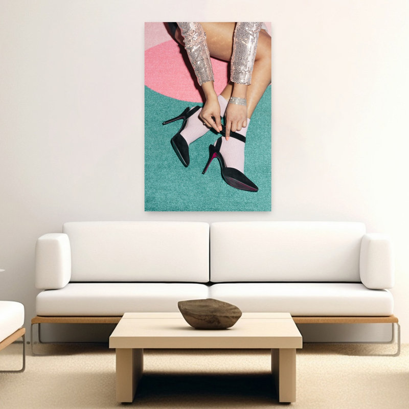 Art contemporain, art contemporain coloré, H 60 po x l 40 po