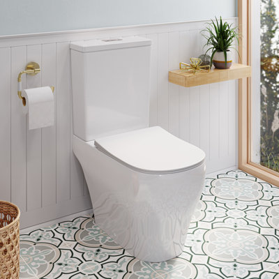 Lune Two-Piece Elongated Toilet Dual-Flush 1.1/1.6 Gpf