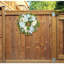Décoration murale porte de printemps hortensia artificielle eucalyptus 20 po, bleu clair, blanc, vert, printemps, été, porte d'entrée