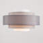19 cm H Drum Pendant Shade ( Clip On )-26614865-26777326