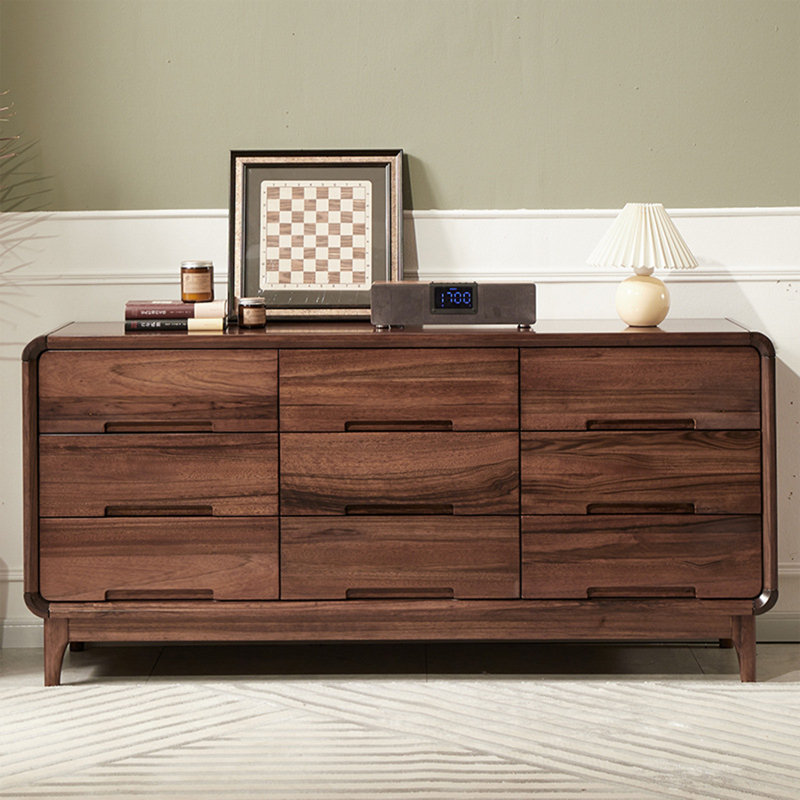 Simple And Round Groove Buffet Table