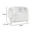Fauteuil d'appoint Linia, dossier tonneau à coussin souple, bois-109470283-109470282