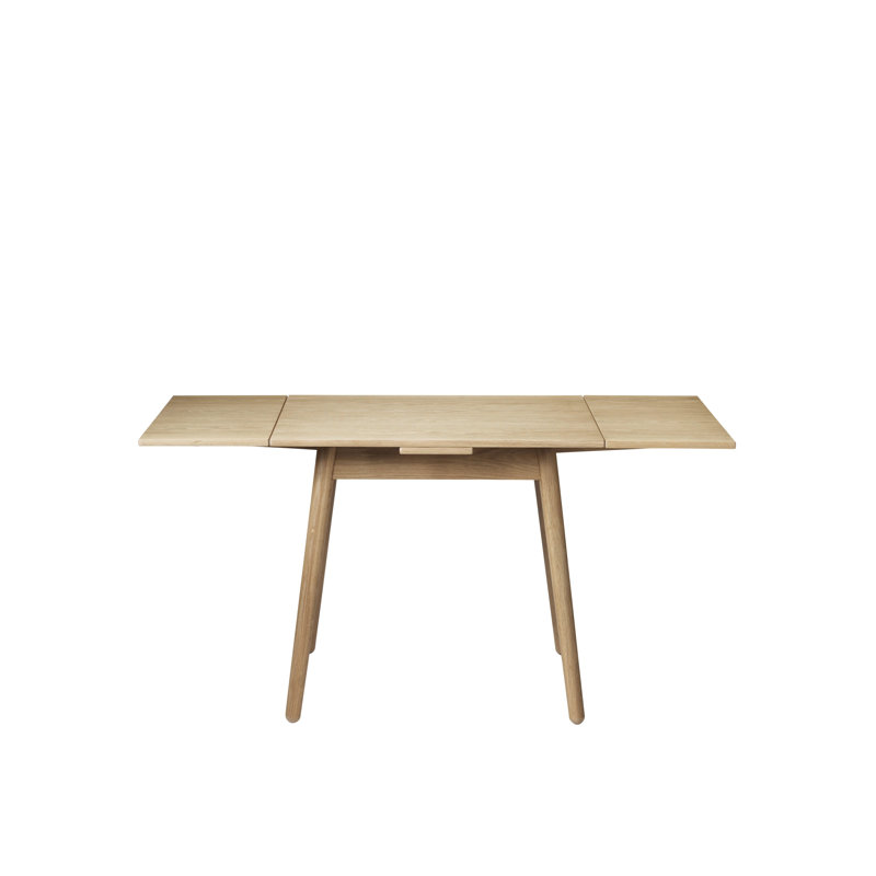 C35A Square Oak Extendable Dining Table