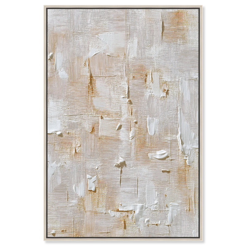 «Earth's Crust II Boho Decor», reproduction d'art sur toile par Art Remedy, H 36 po x l 24 po, Cadre argenté