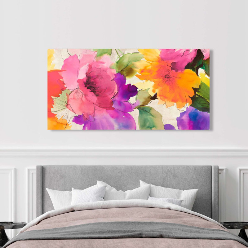 A Colored Moment by Kelly Parr - Wrapped Canvas Print, 35cm H x 70cm W