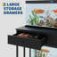 Fish Tank Stand with Power Outlet 40-50 Gallon, Metal Aquarium Stand with Drawer Storage, 660LBS Capacity-791964943